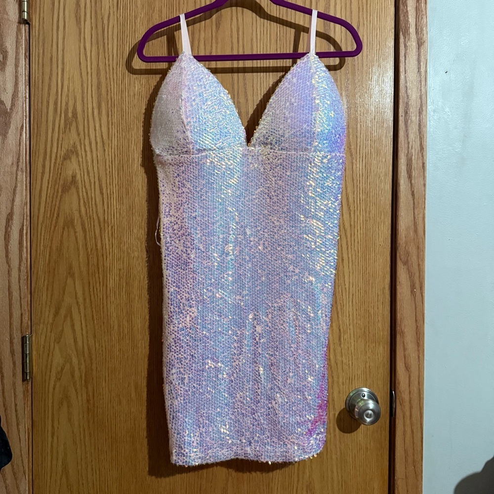 Iridescent Sequin Dress